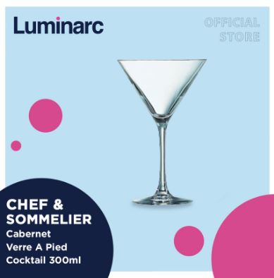 Gelas Chef & Sommelier Cabernet Cocktail Verre A Pied 300ml - 6pcs